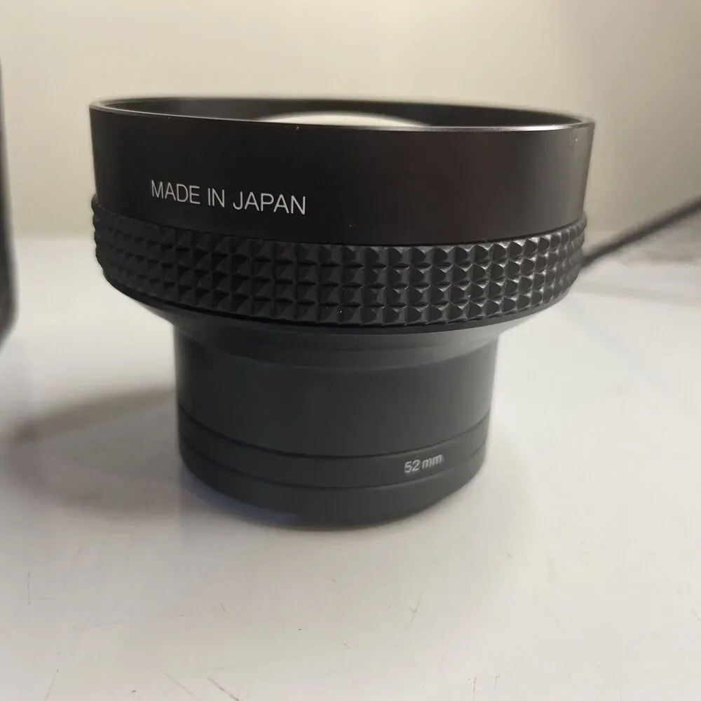 Hitachi Conversion Lens VM-CL50T W/52mm Adapter With Case